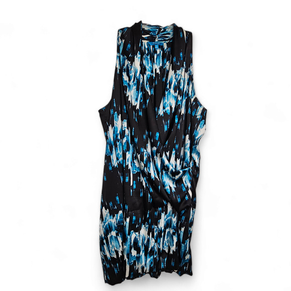 Derek Lam for Design Nation Women's Faux Wrap Bubble Hem Mini Dress Size XL - Picture 3 of 13